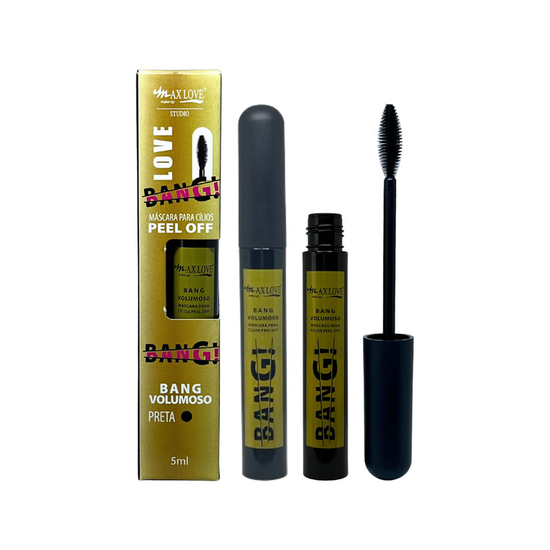MASCARA CILIOS PEEL OFF BANG VOLUMOSO 20 - MAX LOVE