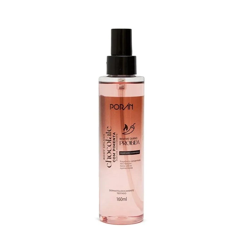 BODY SPLASH CHOCOLATE COM PIMENTA PORÁN