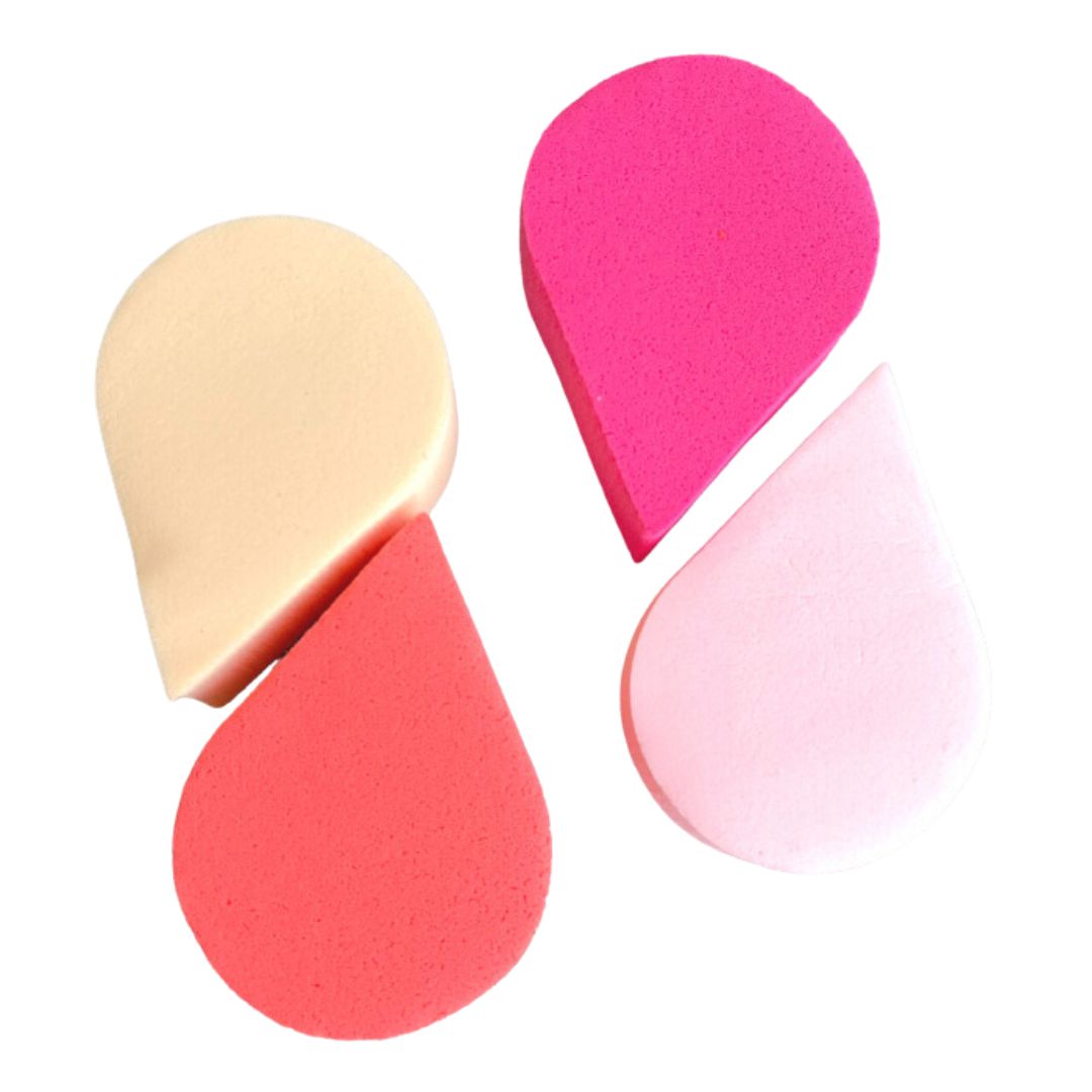 KIT 4 ESPONJAS DE MAQUIAGEM LOSANGOS
