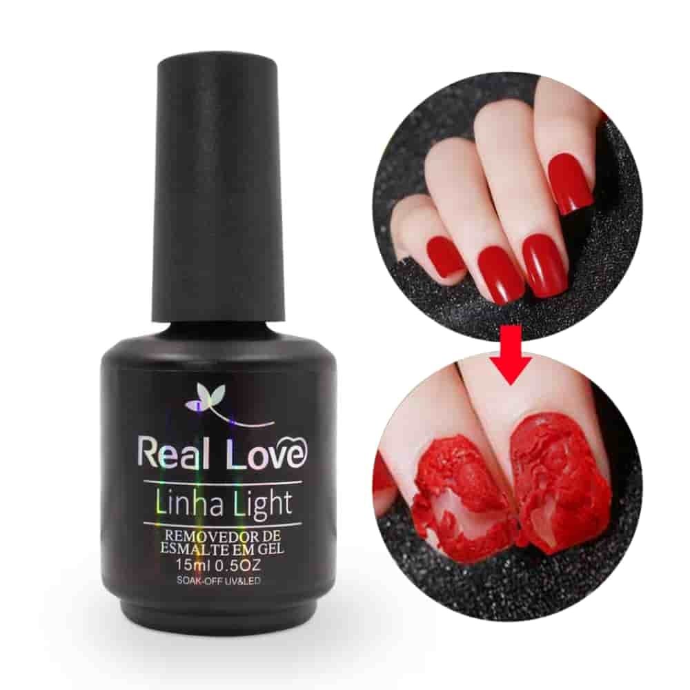 LENÇO PARA REMOVER ESMALTE 550UN - REAL LOVE