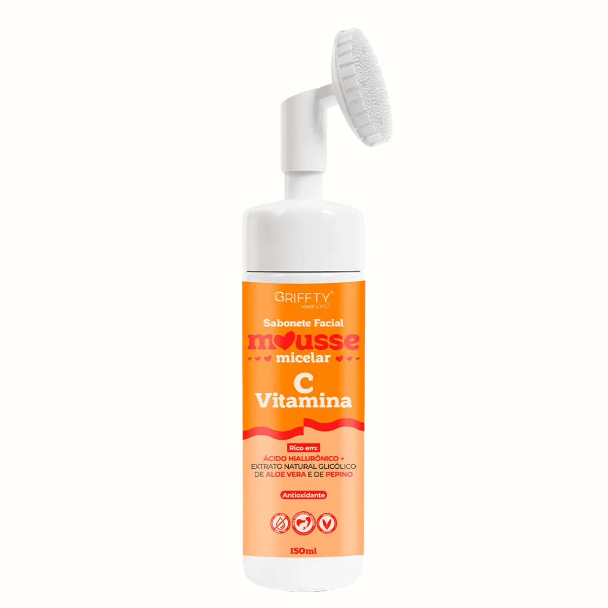 SABONETE MOUSSE MICELAR VITAMINA C - GRIFFTY