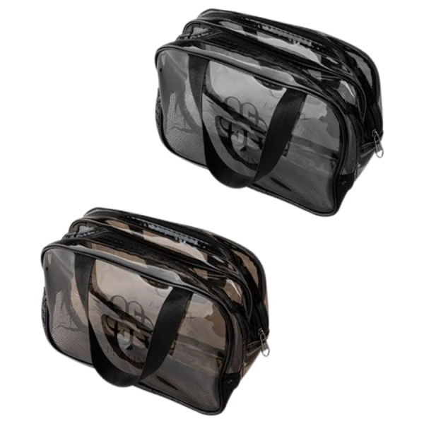 NECESSAIRE COM ALCA PU PLATINA