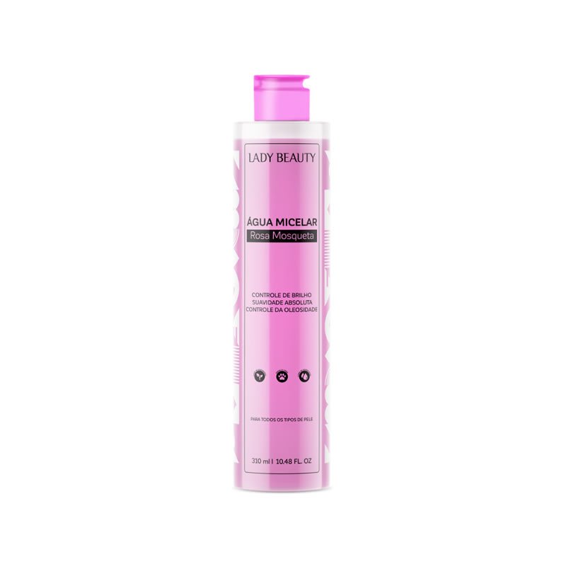 AGUA MICELAR ROSA MOSQUETA 310 ML - LADY BEAUTY