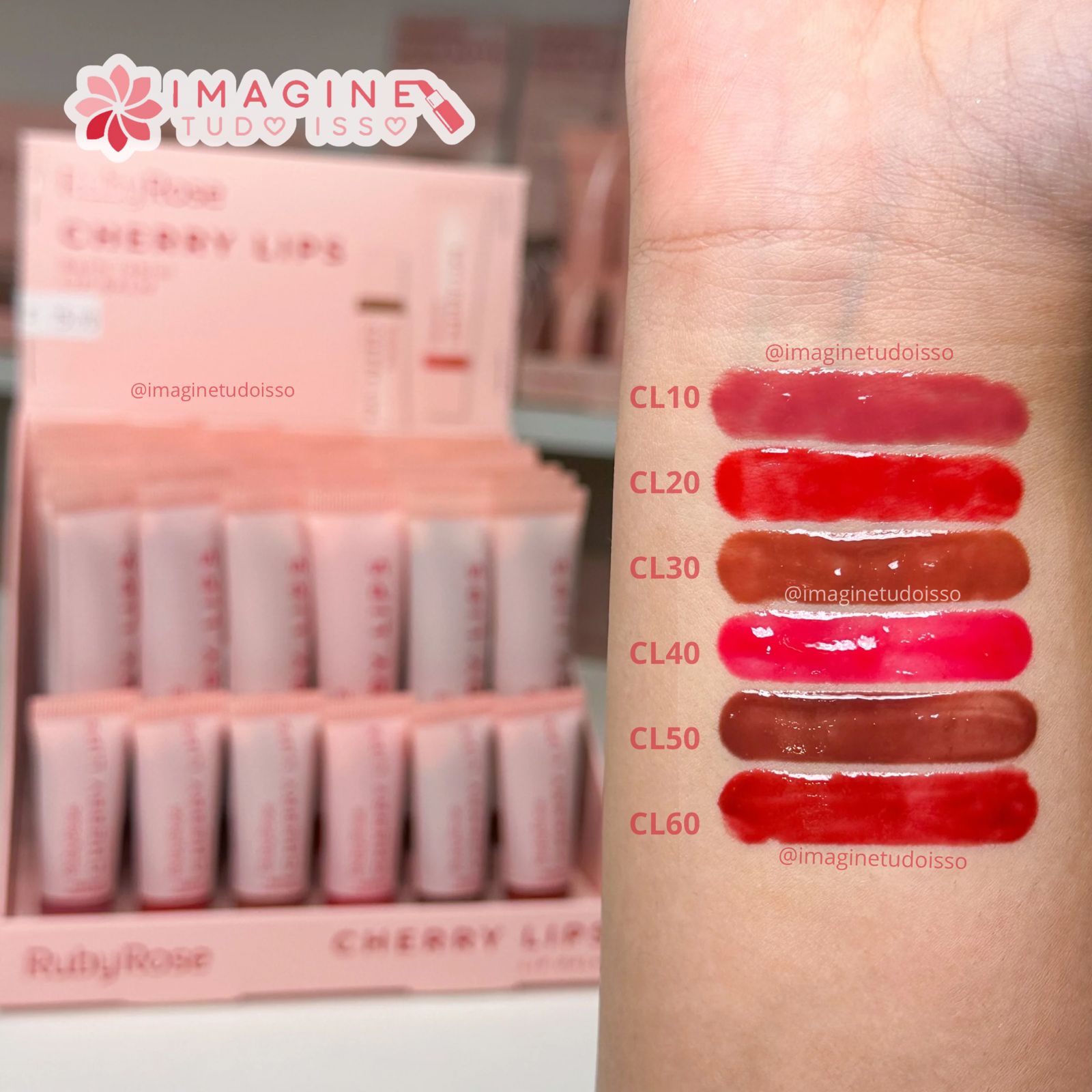 LIP BALM CHERRY LIPS CL60 - RUBY ROSE