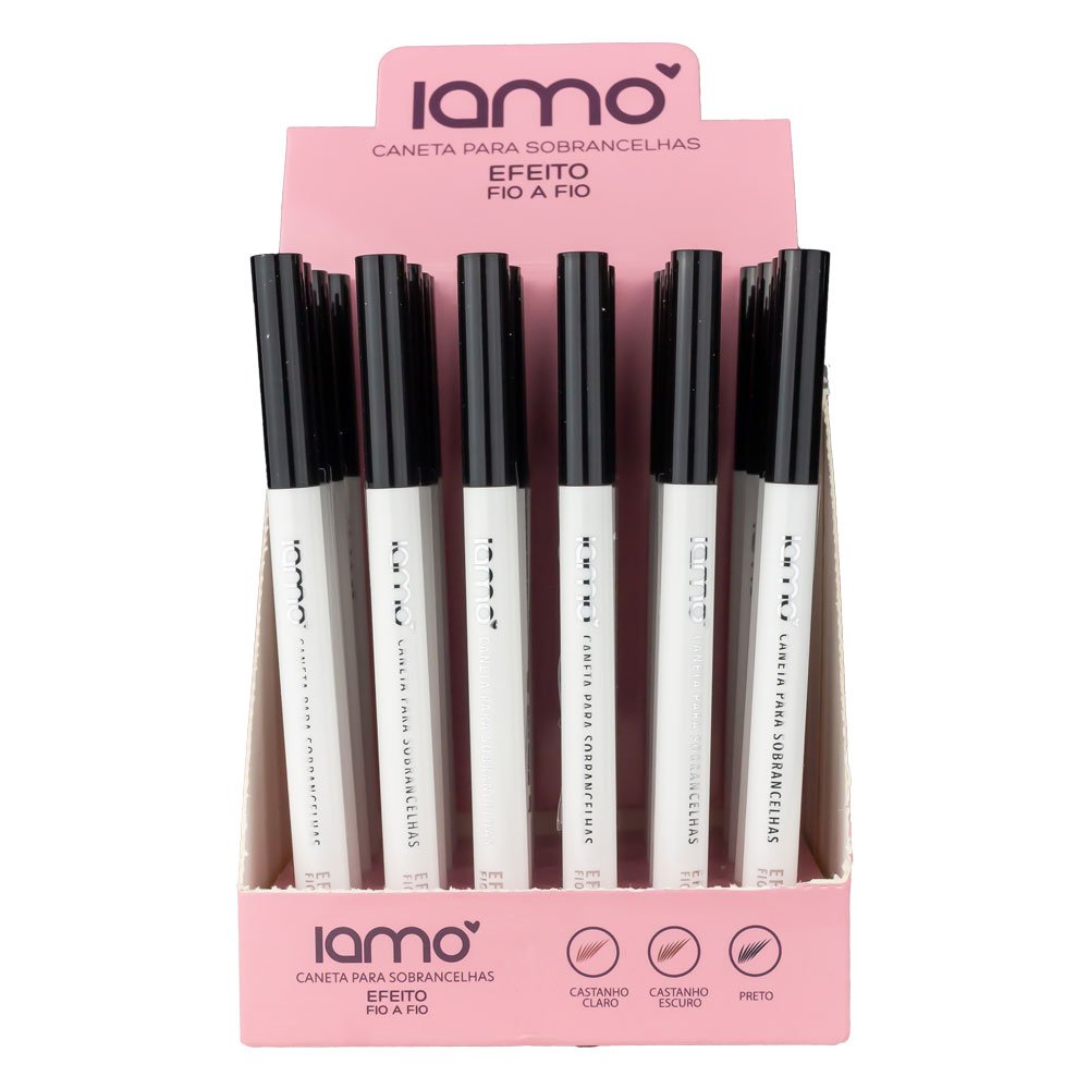 CANETA PARA SOBRANCELHA FIA A FIO COR 1 - IAMO