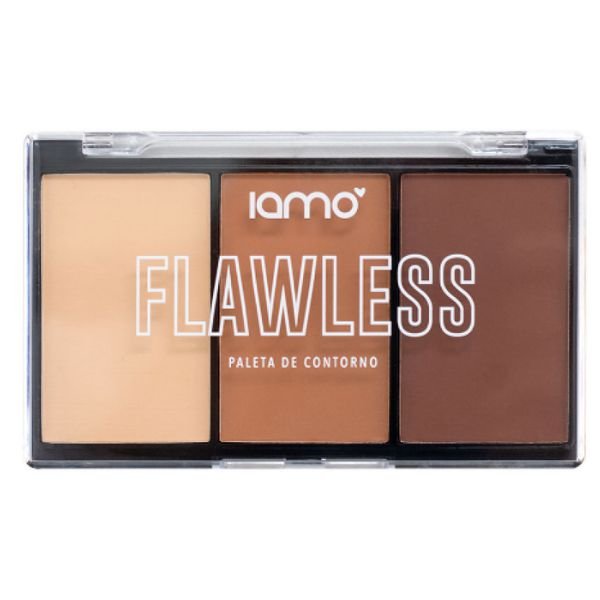 PALETA DE CONTORNO 3 CORES FLAWLESS COR 1 - IAMO