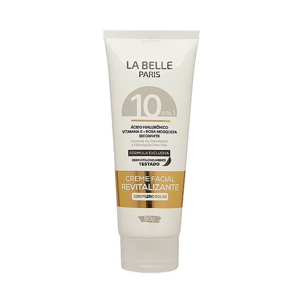 CREME FACIAL LA BELLE PARIS 50G 10 EM 1 COM FILTRO SOLAR
