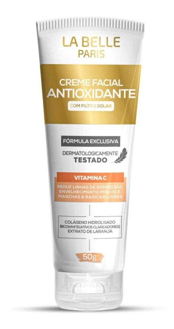 CREME FACIAL LA BELLE PARIS 50G ANTIOXIDANTE COM FILTRO SOLAR