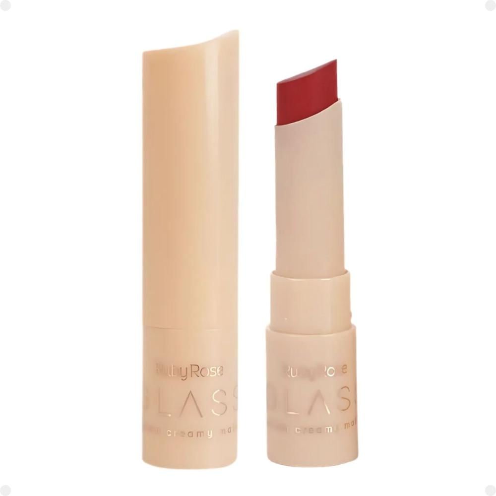 BATOM CREAMY GLASS COR 7 - RUBY ROSE